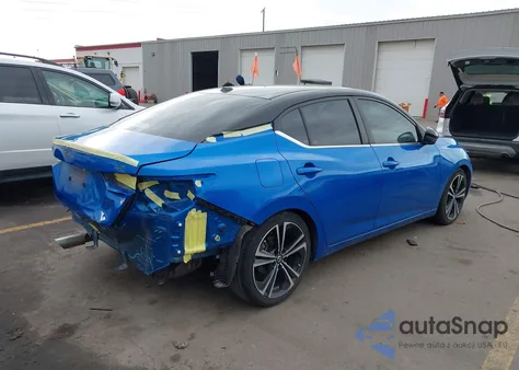 2021 Nissan Sentra Sr Xtronic Cvt z USA, uszkodzony, nr VIN 3N1AB8DV1MY201441